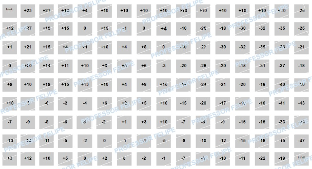 Jogo: Labirinto dos números inteiros (Com material para impressão gratuito para Download!!)