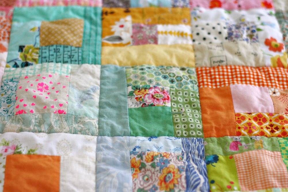 High Five Quilt in Pastels Blue Elephant Stitches