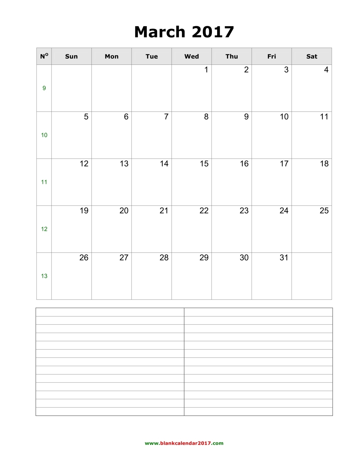 February 2017 Calendar: March Calendar 2017 February 2017 Calendar: March Calendar 2017