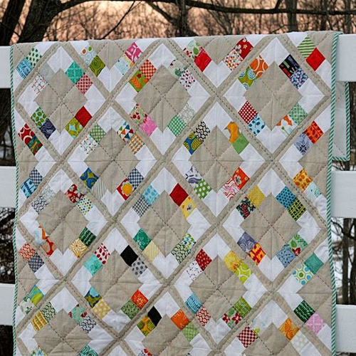  Candy Scraps Quilt - Free Pattern 