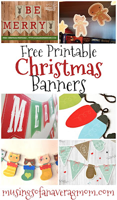 free printable christmas banners