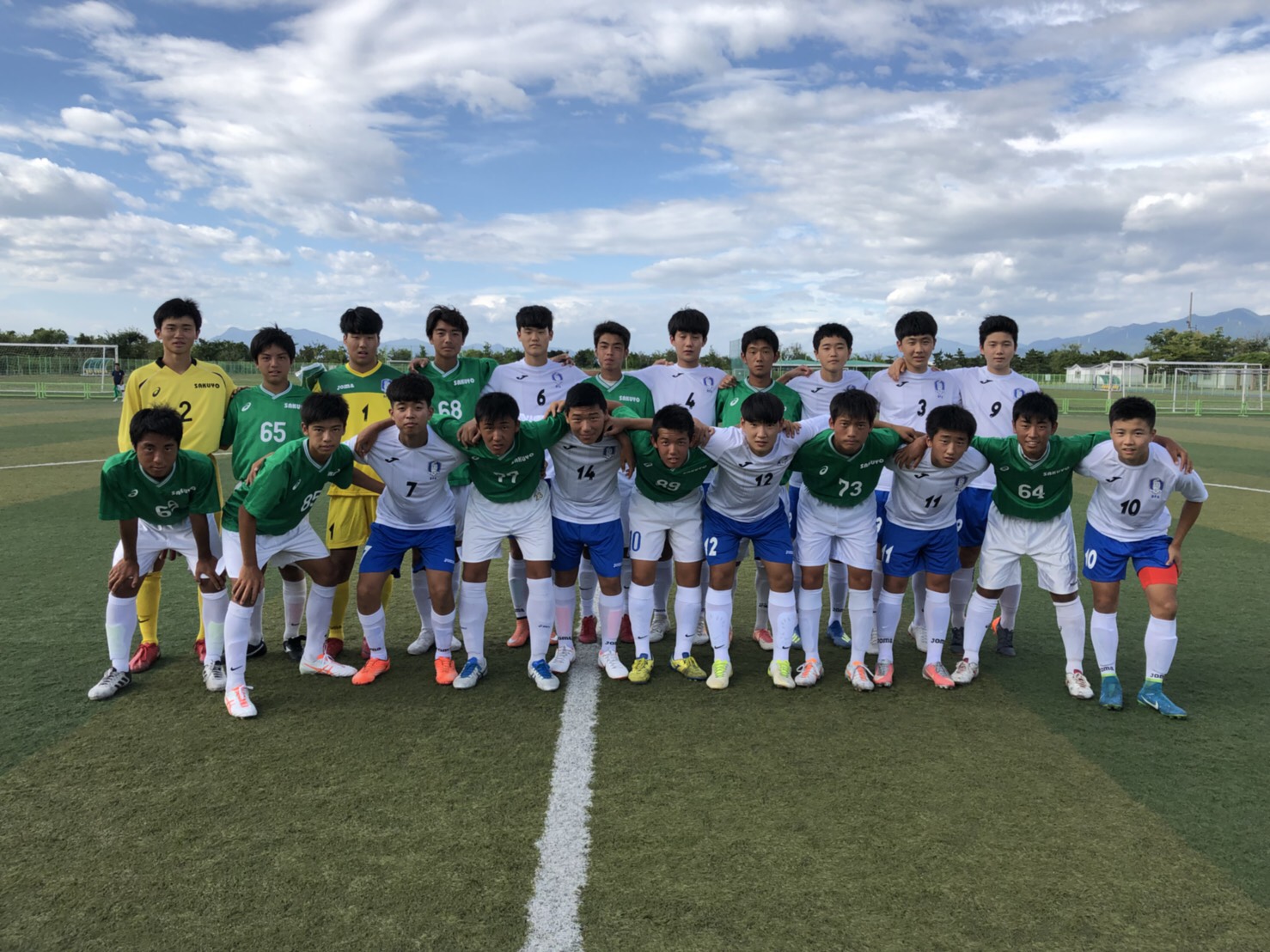 作陽サッカー部男子 1年生韓国遠征