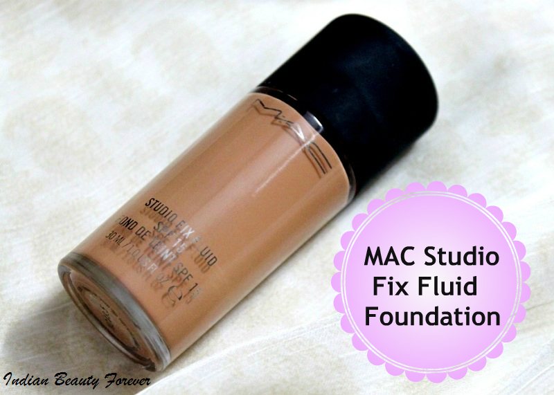 MAC Studio Fix Fluid Foundation Review and Photos - Indian Beauty Forever