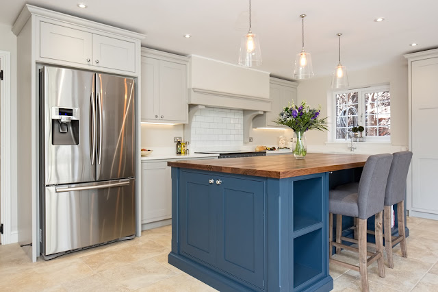 Maple & Gray: Blue & Grey Kitchen
