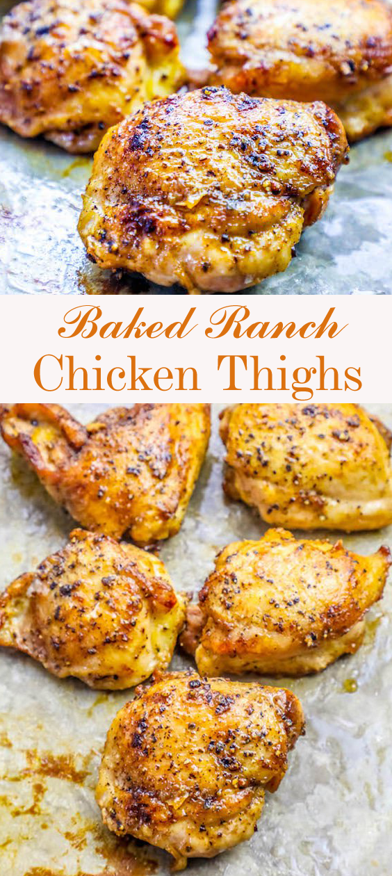 Delicious Baked Ranch Chicken Thighs | ALL RECIPES