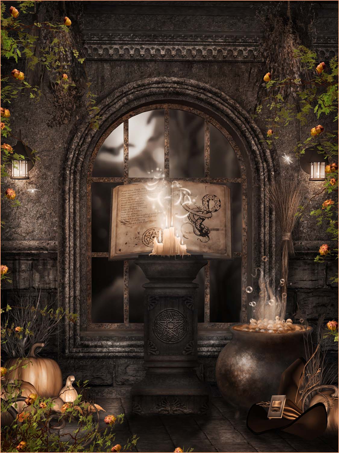 Moments & Milestones Photography: Digital Halloween Backdrop Choices