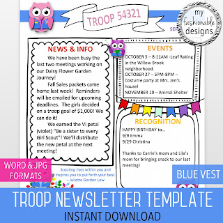 My Fashionable Designs Free Download Girl Scout Troop