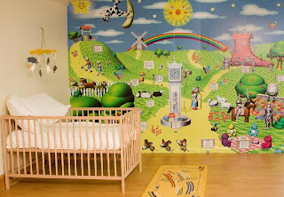 Modern Nursery Wall Decals Idea