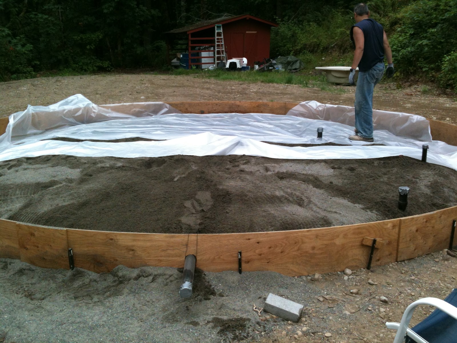 Building my Hobbit Dome STEP 4 Rebar Grid