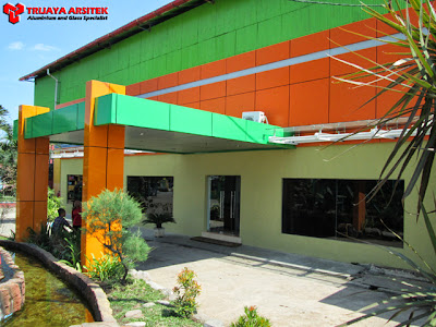 Aluminium Composite Panel, Kisi - Kisi Aluminium, Konstruksi Baja, Pintu & Jendela Aluminim, Pintu Frameles, Sipil, Spyder System, Kanopy Kaca, Proyek Situbondo, Trijaya Aluminium, 