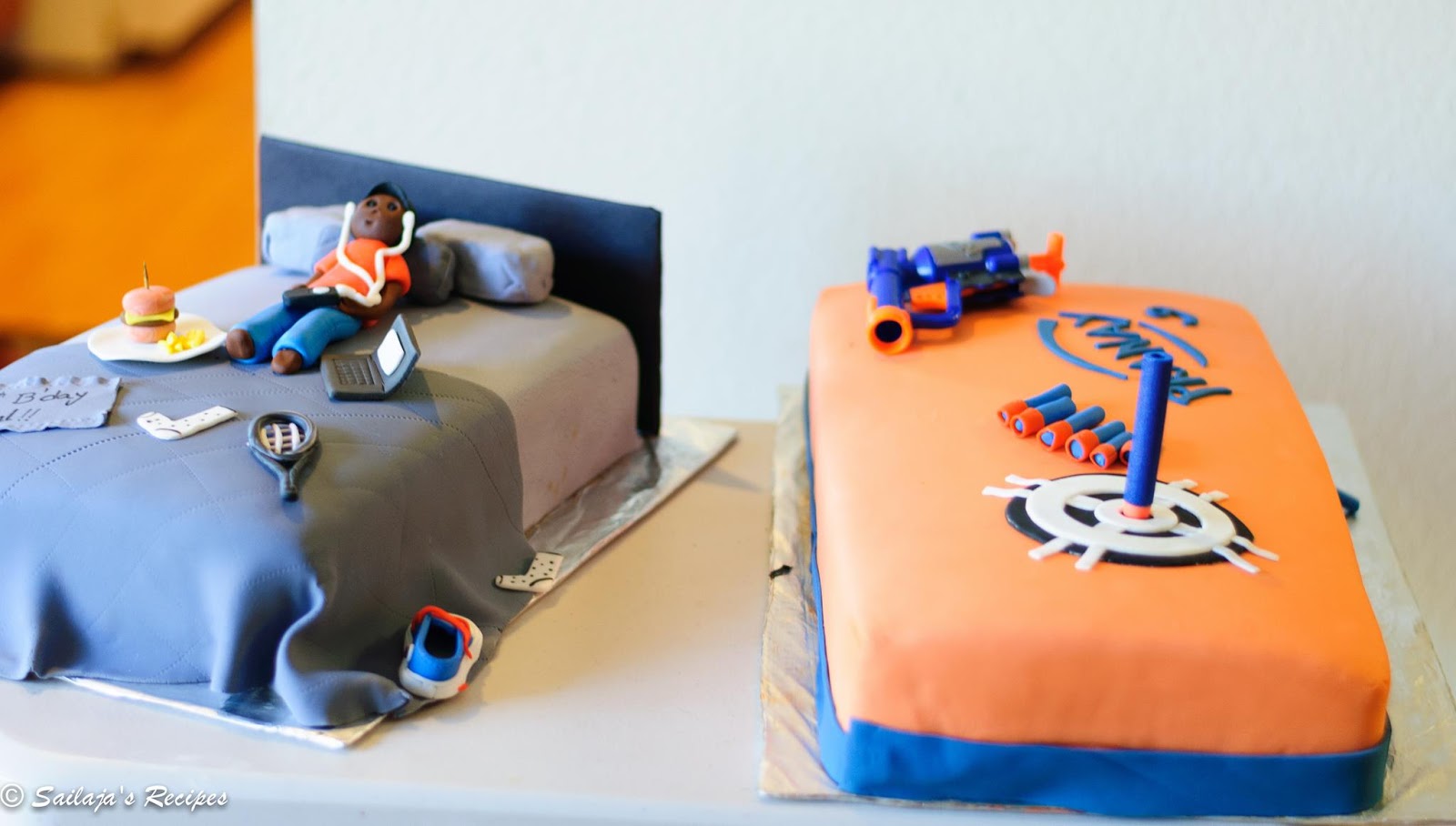 Nerf Birthday Cake Decorations Nerf Birthday Cake Decorations