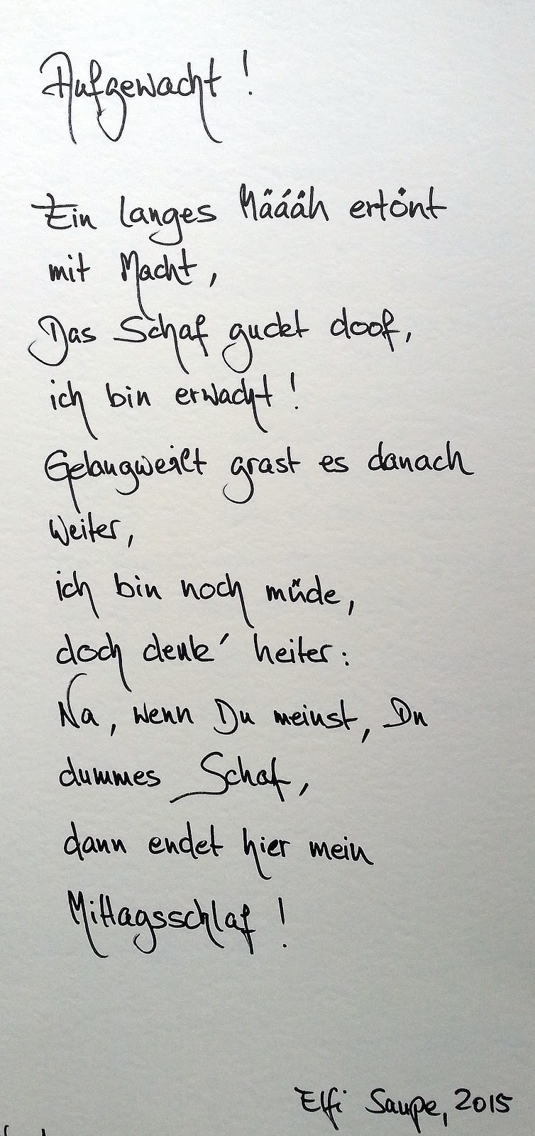 Kunst Und Mehr Auf Elfi Art Mal N Reim 9 Gedichte Auf Elfi Art