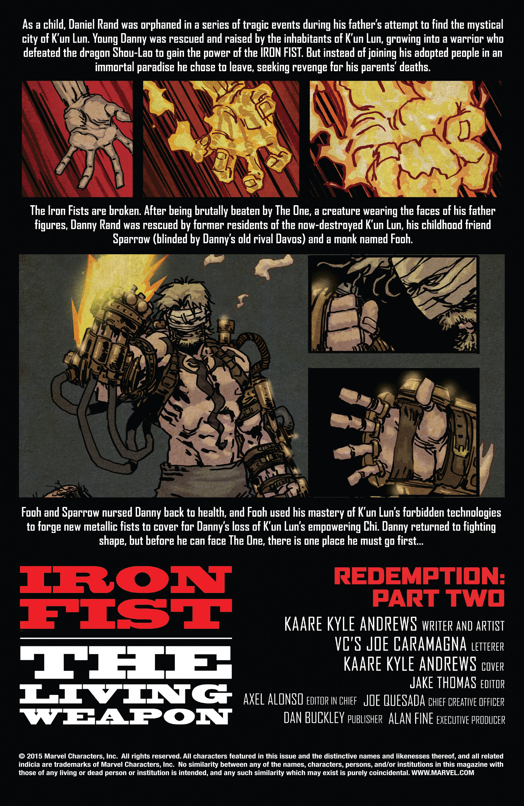 Read online Iron Fist: The Living Weapon comic -  Issue #8 - 2