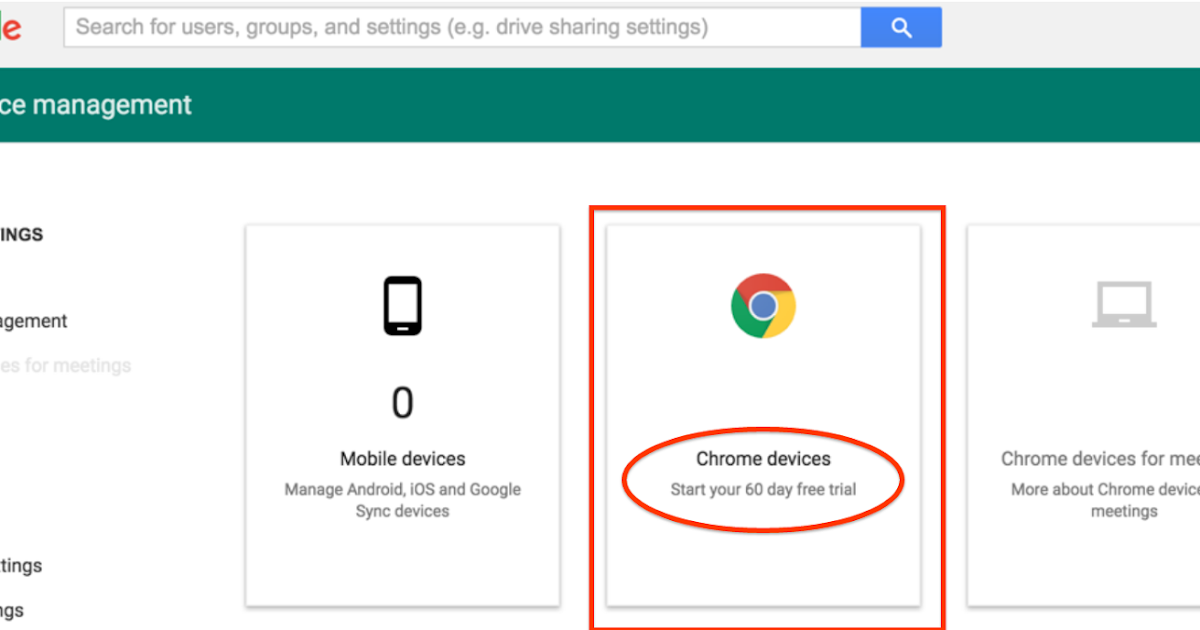 Google Workspace Updates Trial and purchase Chrome device management