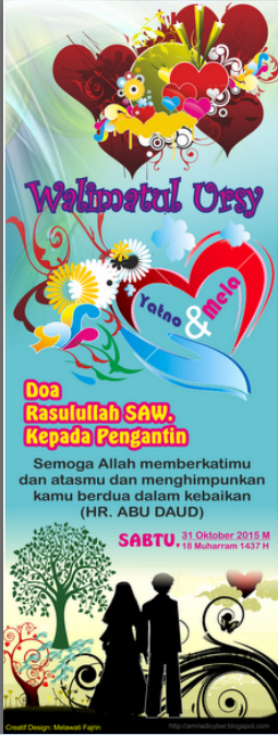 Dapatkan Inspirasi Untuk Banner Nikah Cdr Erlie Decor