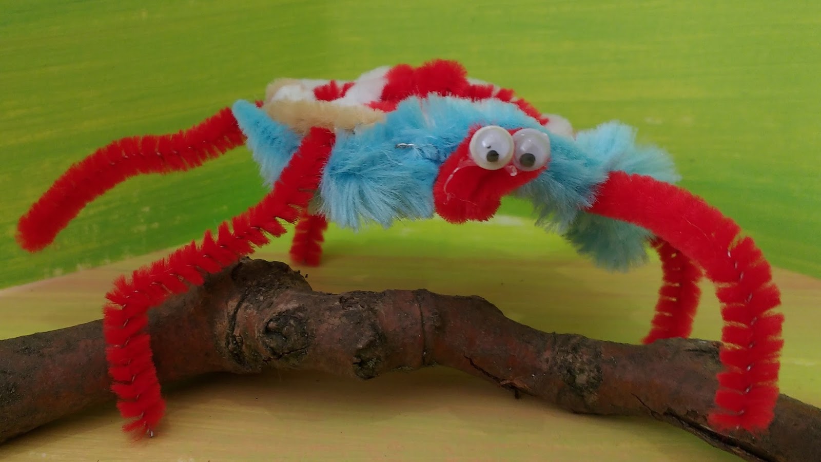 Spiral Arts Pipe Cleaner Bugs in the lodge