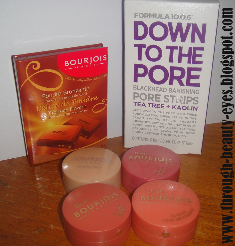 Through Beauty Eyes SWATCHES BOURJOIS BLUSHES AND BRONZING POWDER