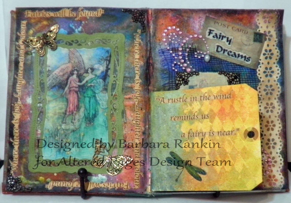 Black Hole Art Studio Mixed Media Book Art with DecoArt Part 2