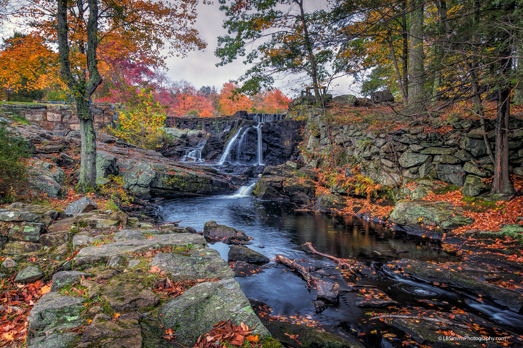 Southford Falls State Park, Southbury, Connecticut, USA.  LBSimms