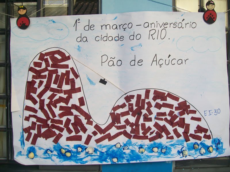 CRECHE ZILKA SALABERRY: COMEMORANDO O ANIVERSÁRIO DA CIDADE DO RIO DE