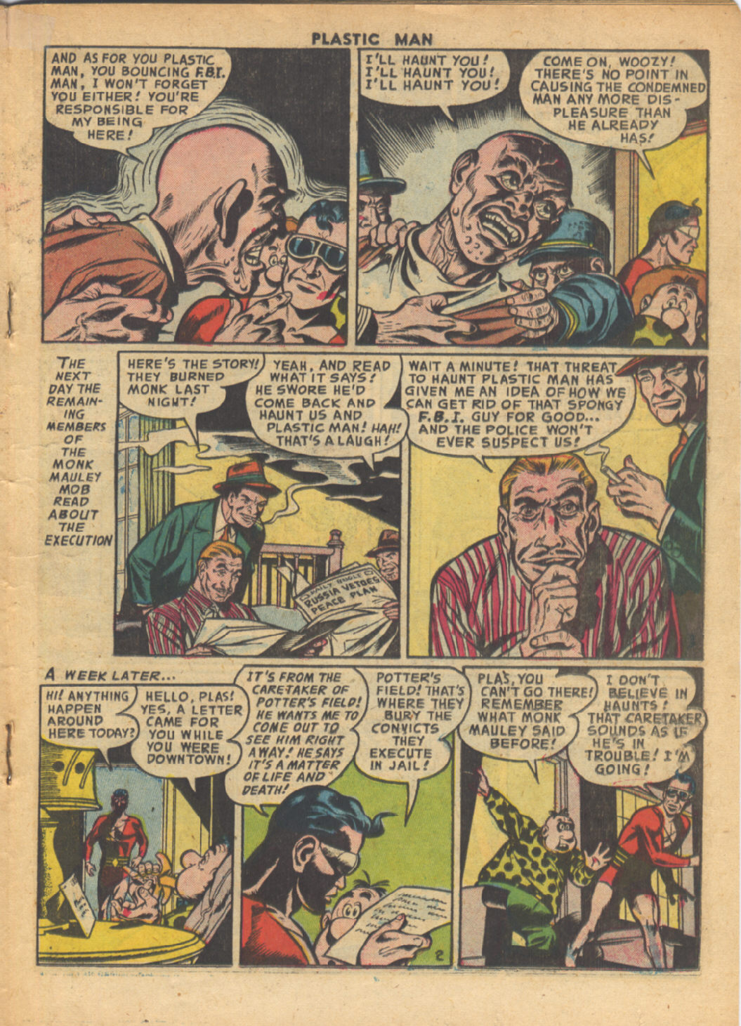 Read online Plastic Man (1943) comic -  Issue #38 - 19