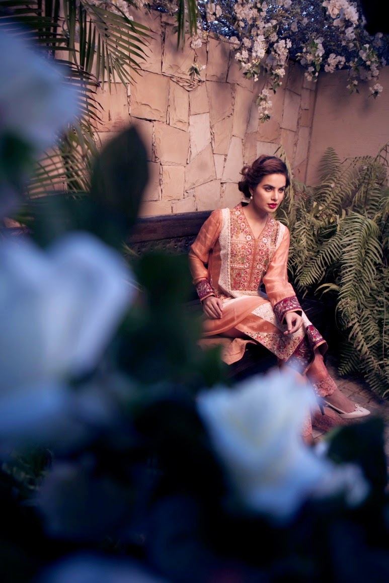 Layla Chatoor Pakistani designer Luxury Pret 2014