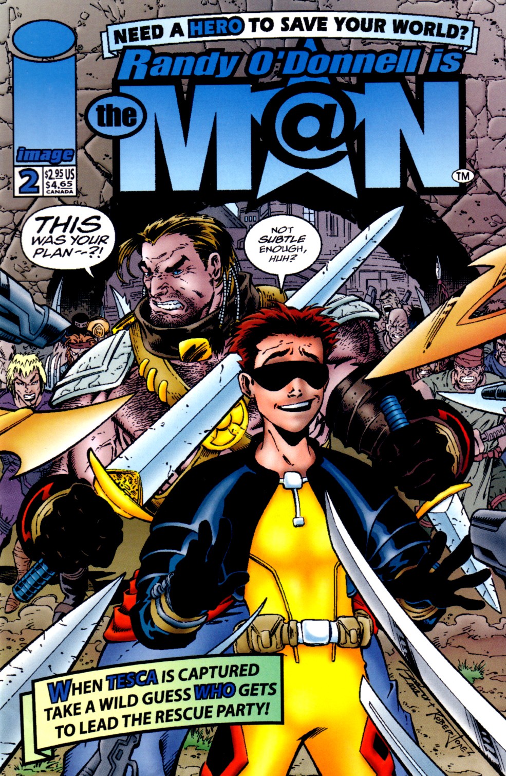 Read online Randy O'Donnell is The M@N comic -  Issue #2 - 1