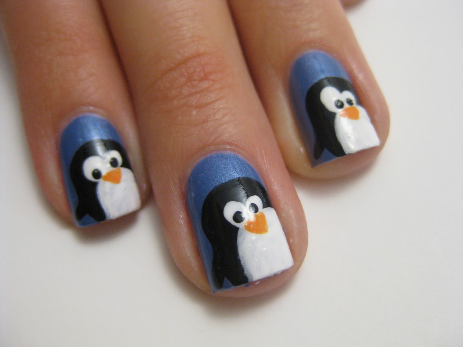 MaD Manis: Wintery Penguins