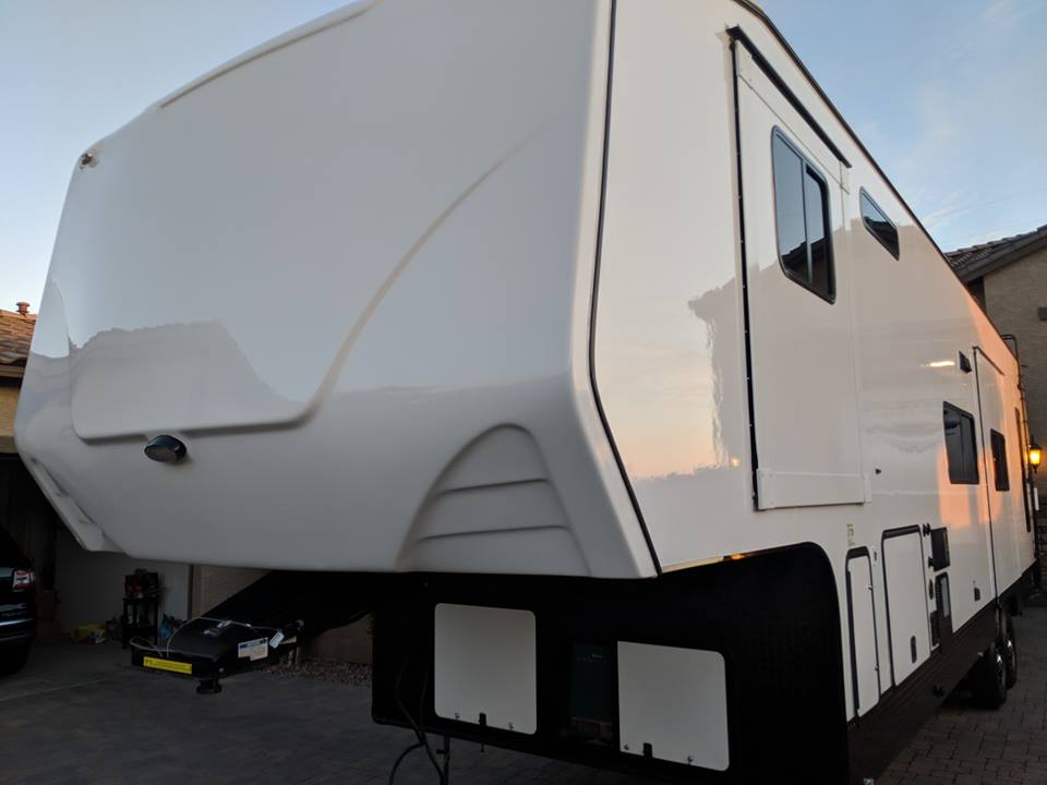 Maynard Paye RV protected with Ceramic Coating by Pearl Nano Installer
