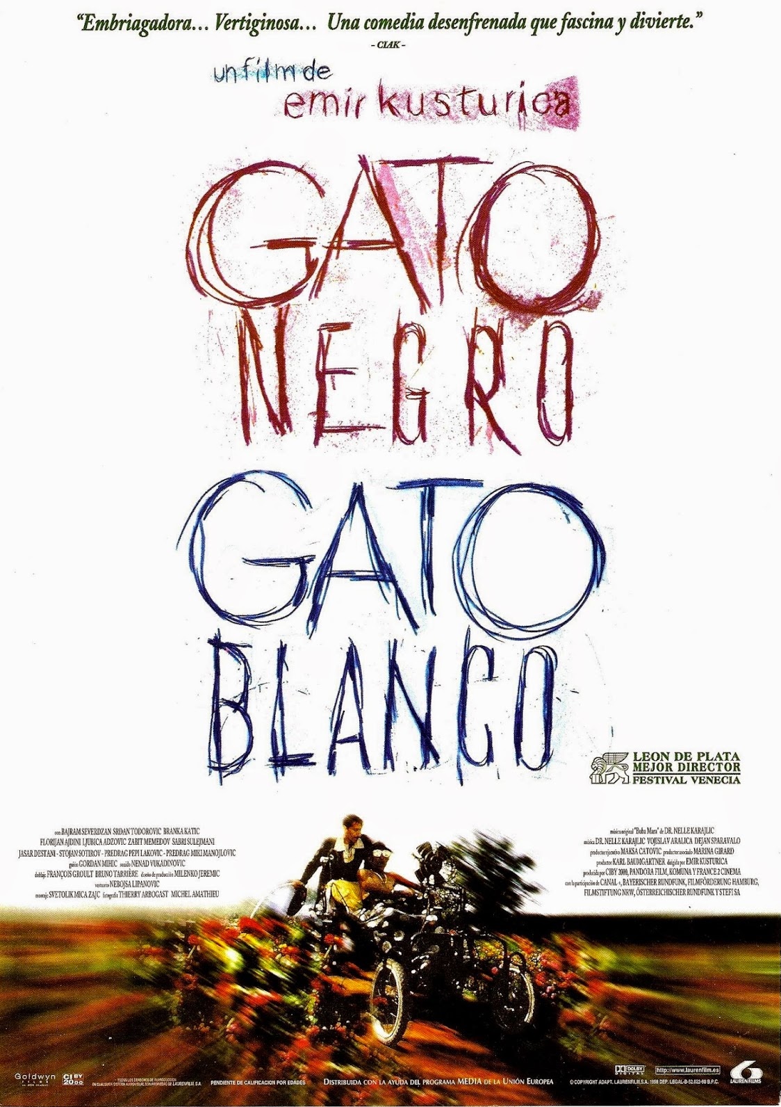 os jamacucos Gato negro, gato blanco (1998)