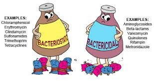 bacteriostatic bactericidal antibiotics versus