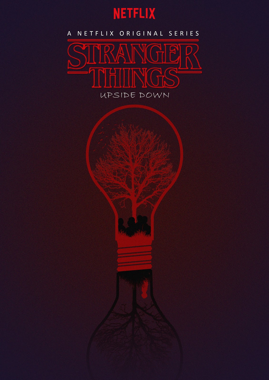 Rahul Varma: Netflix's Stranger Things Recreated poster upside down ...