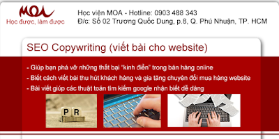 Khóa Học SEO Copywriting Tại Đà Nẵng Khóa Học SEO Copywriting Tại Đà Nẵng – “Giá Rẻ - Chất Lượng”
