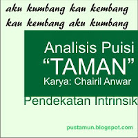 Analisis Puisi Taman Karya Chairil Anwar Teladan Analisis Intrinsik