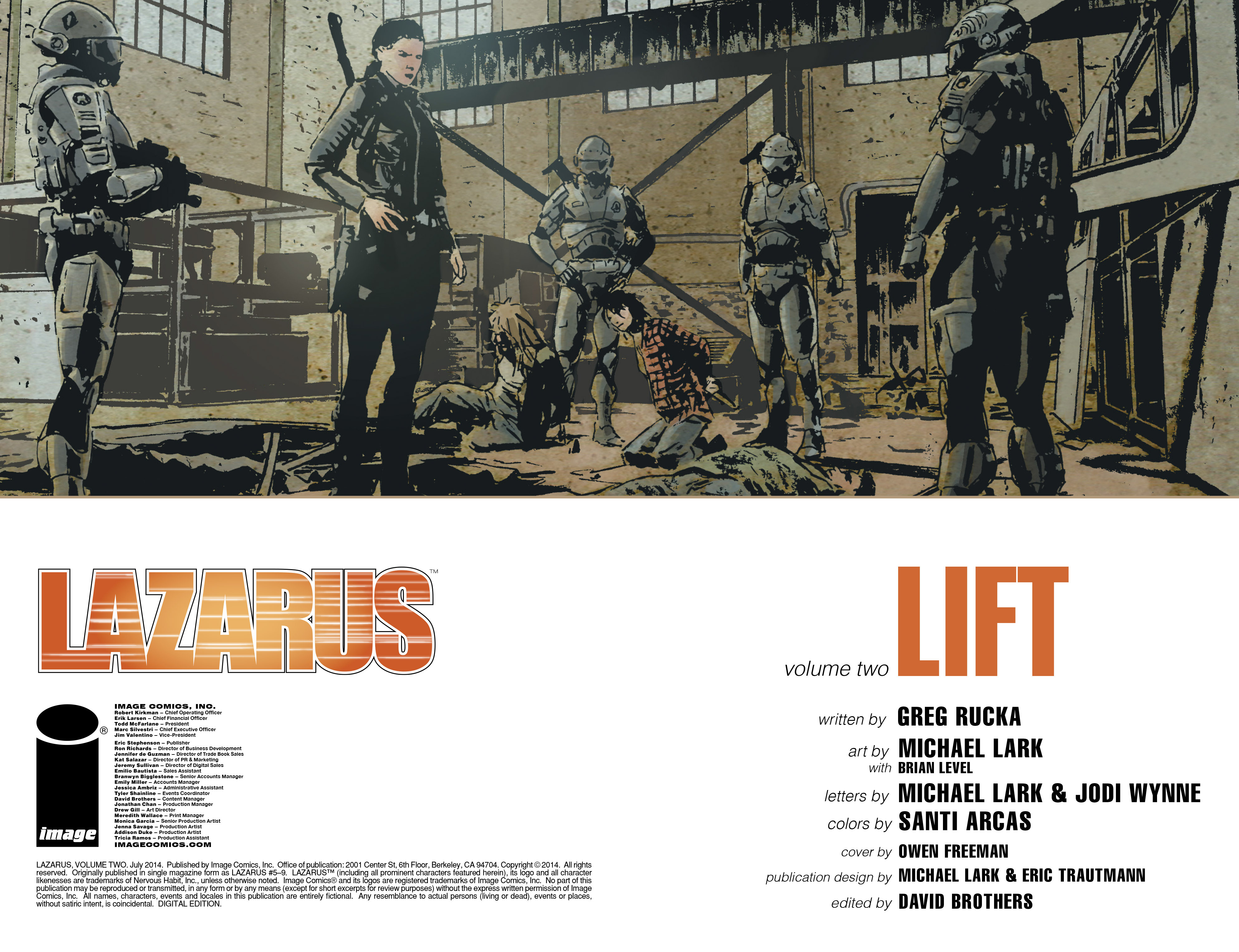 Read online Lazarus (2013) comic -  Issue # _TPB 2 - Lift - 4
