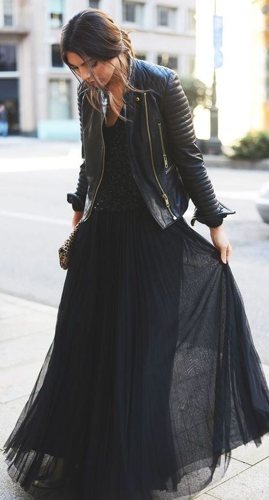 Spring Outfits - What To Wear With A Biker Jacket 2019 - Awesome ...
