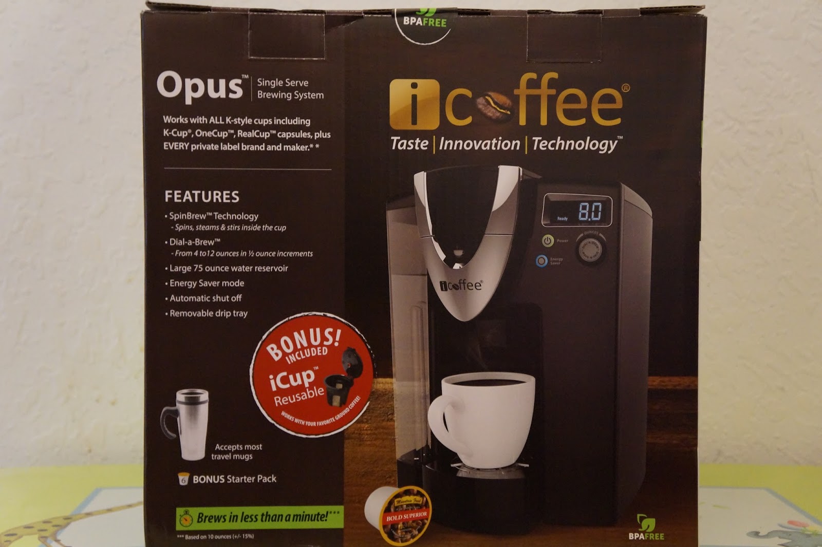 Skip the Pot. Make a Cup with iCoffee Opus