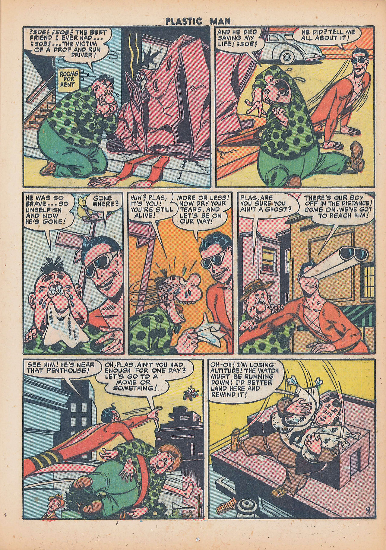 Read online Plastic Man (1943) comic -  Issue #30 - 11