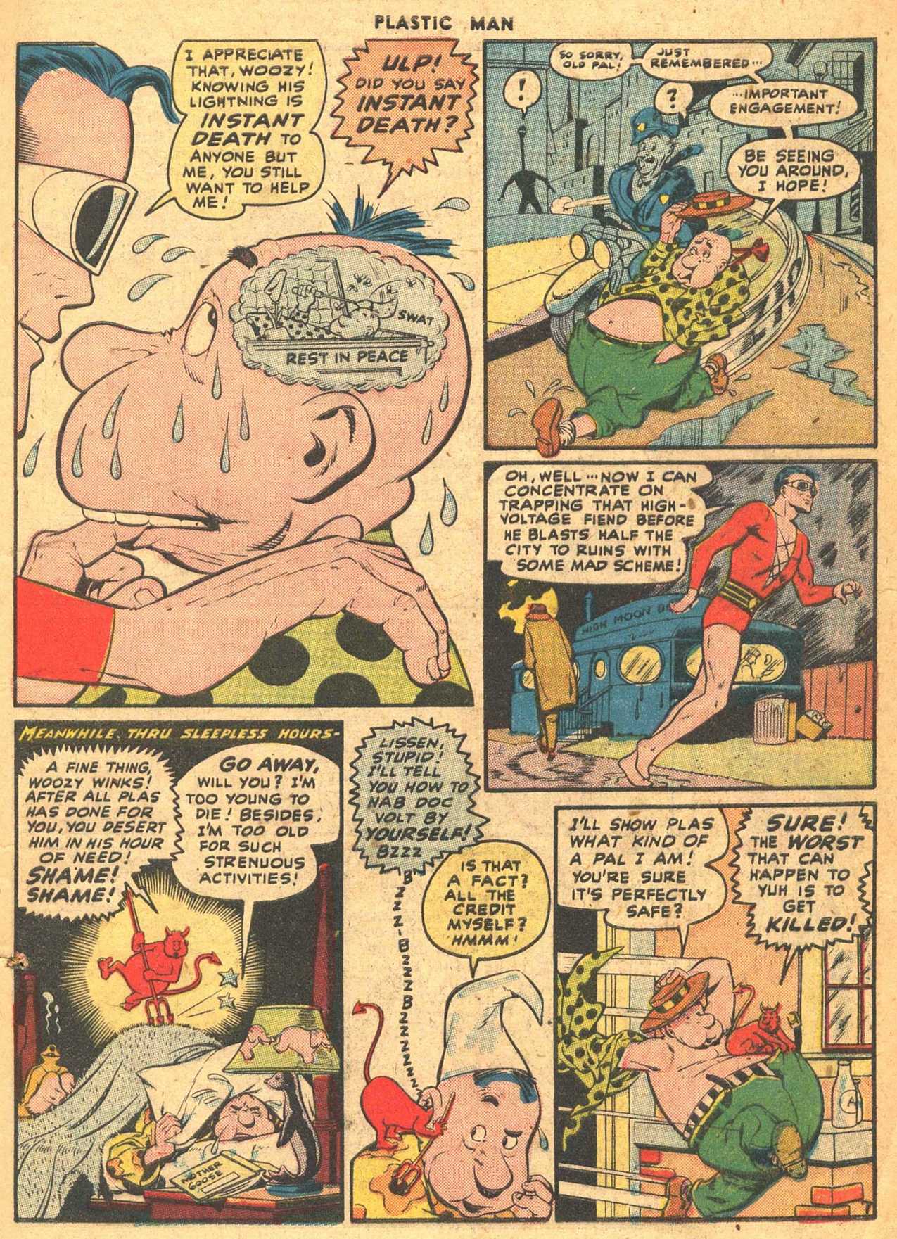 Read online Plastic Man (1943) comic -  Issue #7 - 9