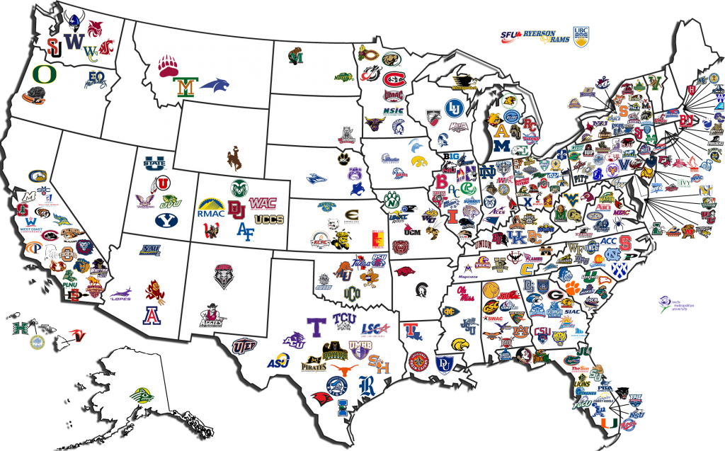 Why College Athletes Should Get Paid : Map of Highest Paid State Official