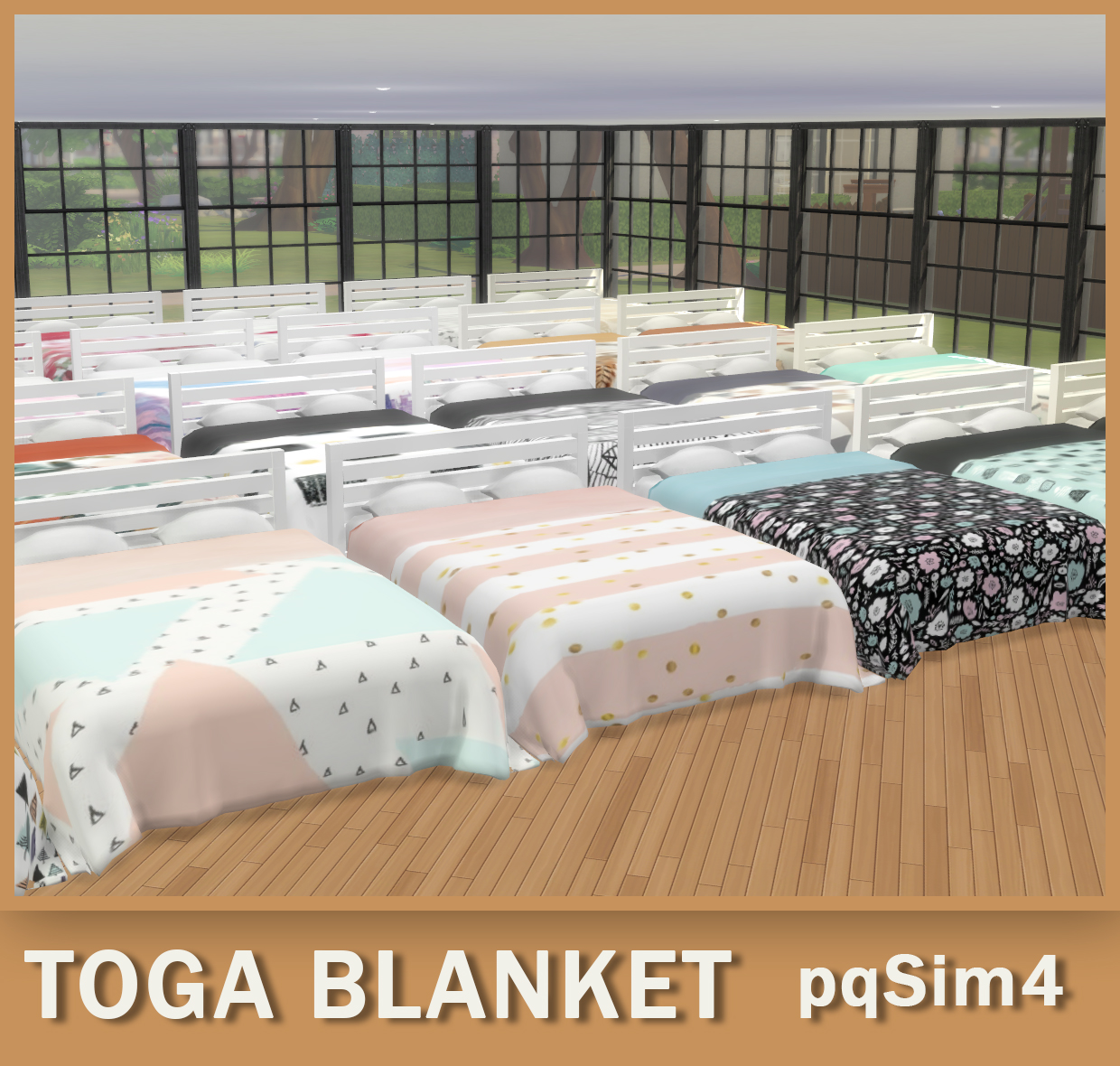 Toga Blanket. Sims 4 Custom Content.