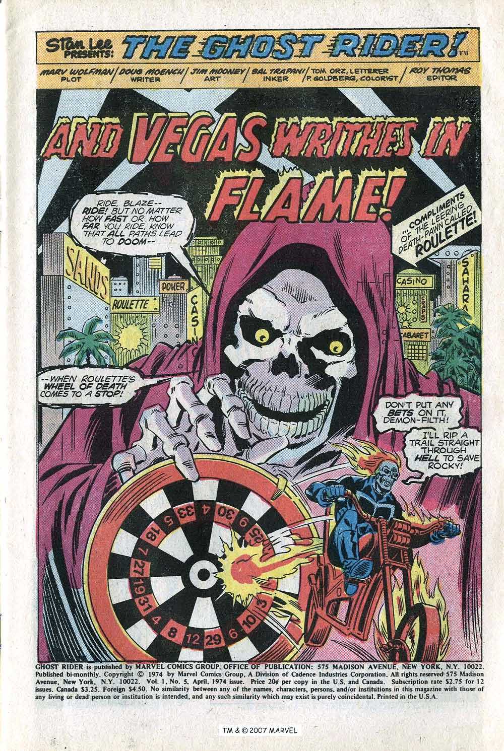 Ghost Rider (1973) Issue #5 #5 - English 3