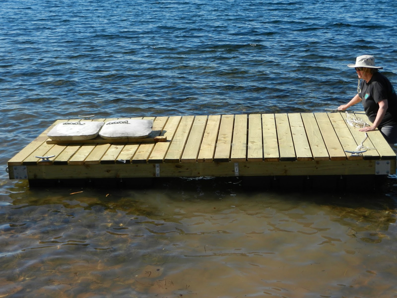 Spruce Point Happenings Floating Dock Launch