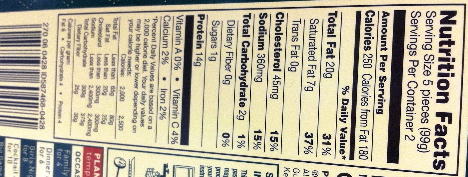 Meal Survivor Bacon wrapped scallops from Target