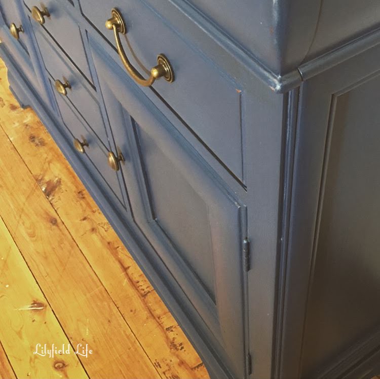 Lilyfield Life Navy chalk painted buffet