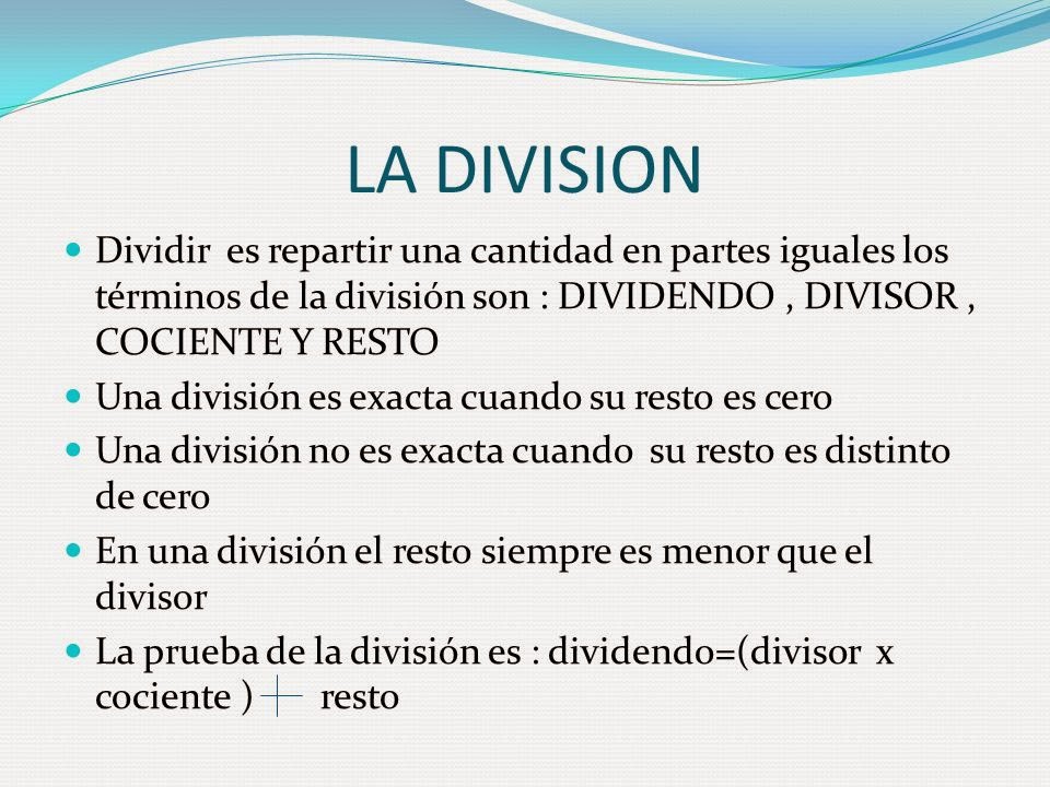 LA DIVISION ~ MY ENGLISH AND SCIENCE