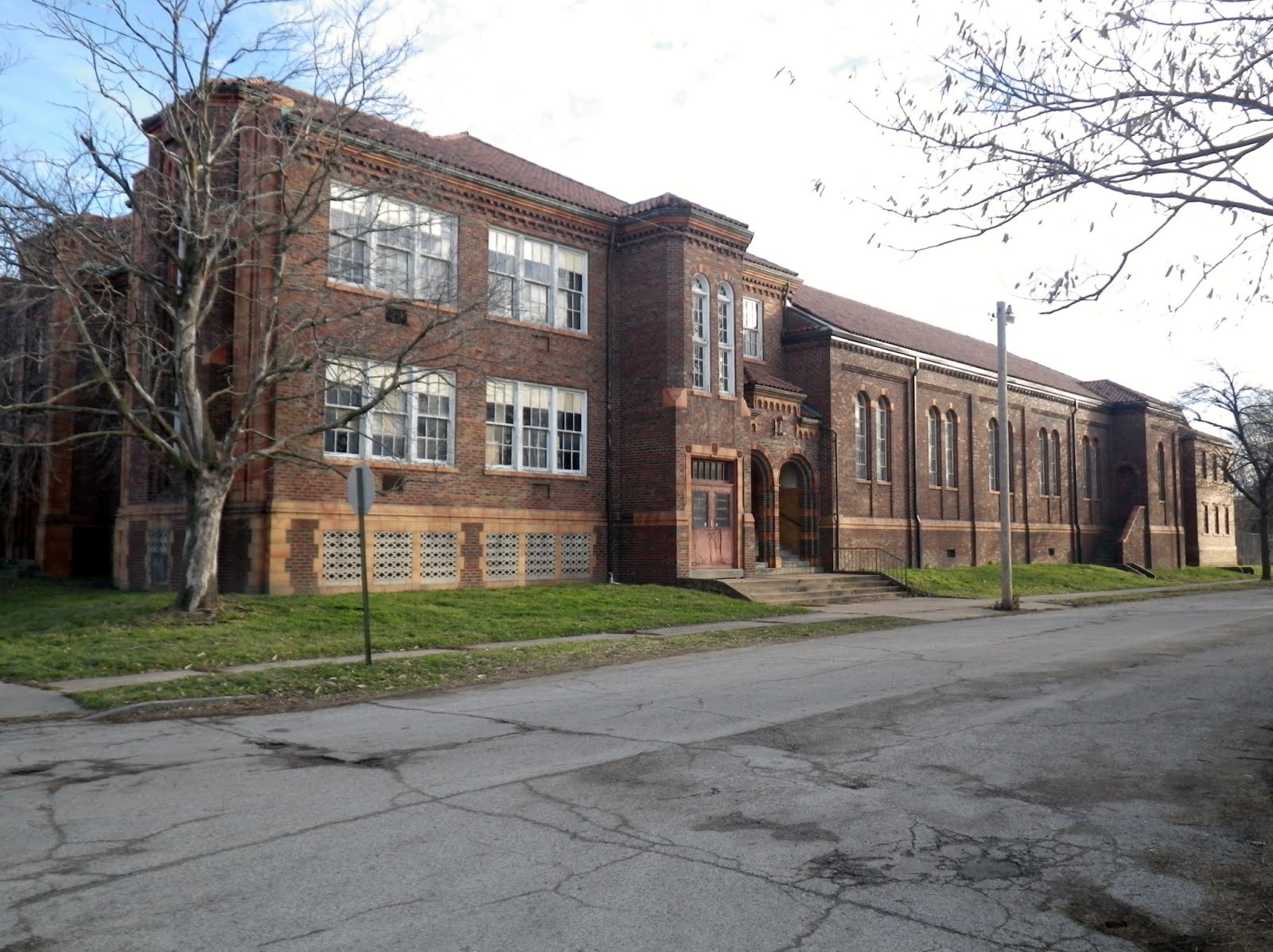 St. Louis Brick Abandoned The Orange School in East St Louis