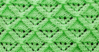 Lace Chart #2 | Lace Knitting Stitches