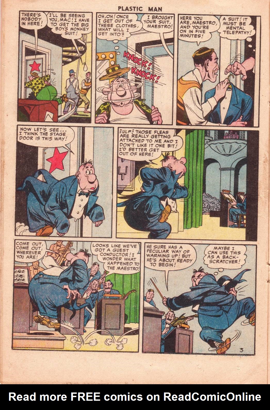 Read online Plastic Man (1943) comic -  Issue #47 - 17