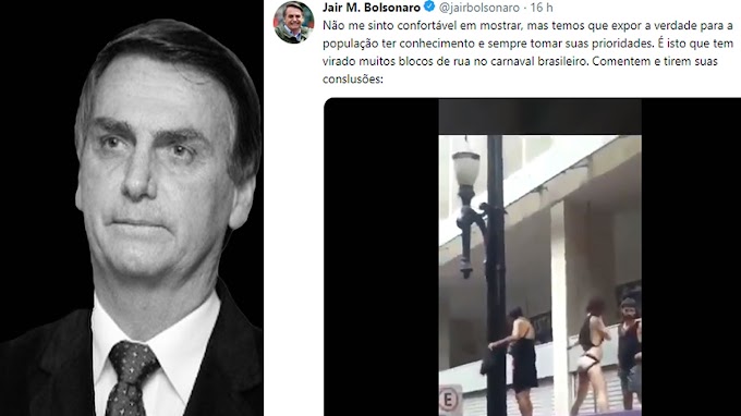 Bolsonaro: Twitter diz que vídeo pornográfico não viola regras